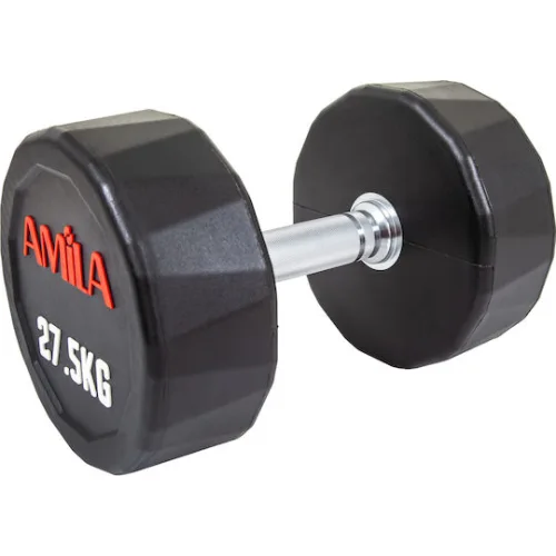 AMILA Polygon PU Series Βαράκι Λαστιχένιο 1 x 27.5kg