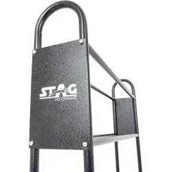 Stag Τρόλεϋ Μεταφοράς Μπαλών σε Μαύρο Χρώμα