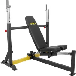 AMILA Πάγκος Γυμναστικής Γενικής Χρήσης με Ορθοστάτες