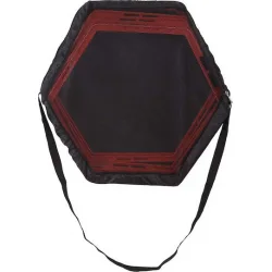 AMILA Speed Ladder Hexagonal Σκάλα Επιτάχυνσης σε Κόκκινο Χρώμα