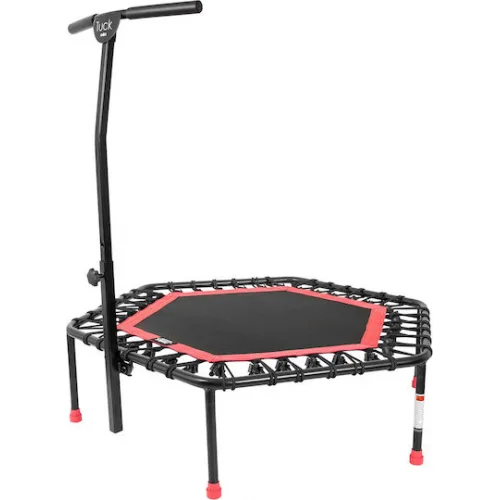 AMILA Τραμπολίνο Γυμναστικής Διαμέτρου 111.5εκ. με Λαβή Ροζ