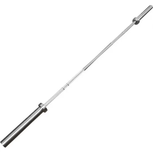 AMILA Ίσια Μπάρα Ολυμπιακού Τύπου Φ50 15kg Μήκους 220cm χωρίς Κολάρα