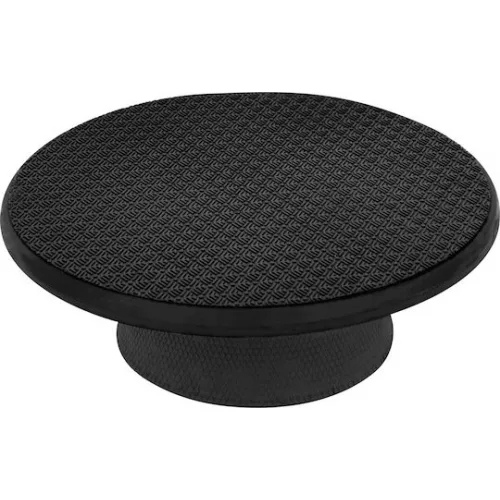 AMILA Circle Wobble Board Δίσκος Ισορροπίας Μαύρος με Διάμετρο 38.5cm