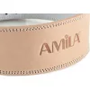 AMILA Ζώνη Μέσης Άρσης Βαρών Δερμάτινη XL