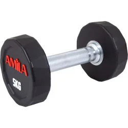 AMILA Polygon PU Series Βαράκι Λαστιχένιο 1 x 5kg