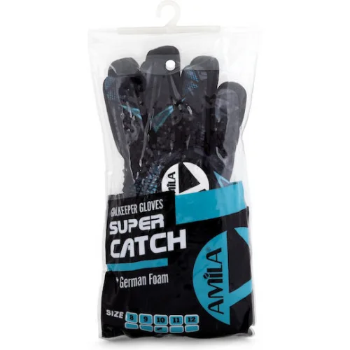 AMILA Γάντια Τερματοφύλακα Ενηλίκων Μαύρα