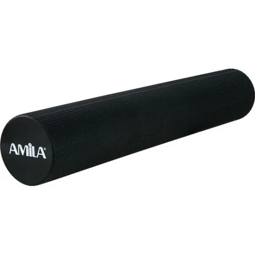 AMILA Κύλινδρος Μασάζ Μαύρος 90cm