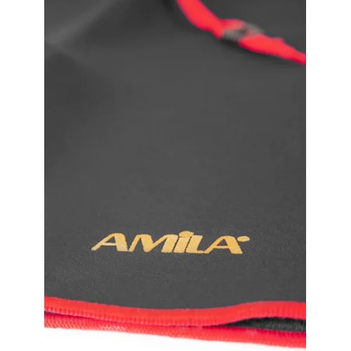 AMILA Βερμούδα Εφίδρωσης & Αδυνατίσματος Deluxe Μαύρη με Κόκκινο