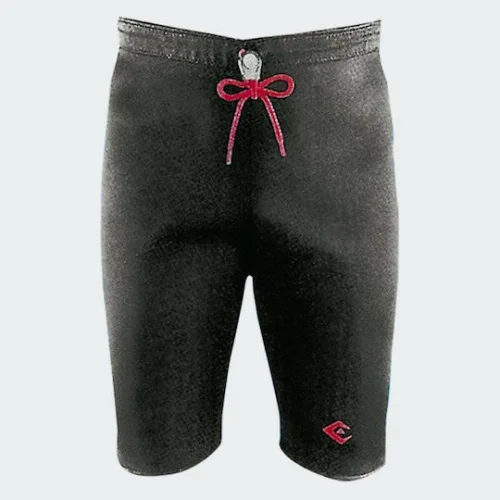 AMILA Βερμούδα Εφίδρωσης & Αδυνατίσματος Deluxe Μαύρη με Κόκκινο