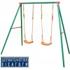 Escape Κούνια Διπλή Μεταλλική 200x100x63εκ. για 3+ Ετών Πράσινη