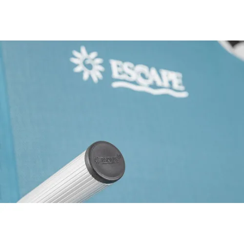 Escape Καρεκλάκι Παραλίας Αλουμινίου με Ψηλή Πλάτη Μπλε 53x68x68εκ.