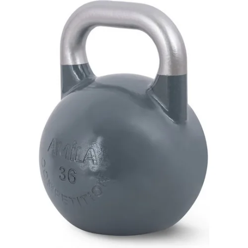 AMILA Kettlebell από Μαντέμι 36kg Ασημί