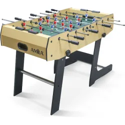 AMILA Επιδαπέδιο Ποδοσφαιράκι Ξύλινο Πτυσσόμενο Μ121 x Π61 x Υ81εκ.