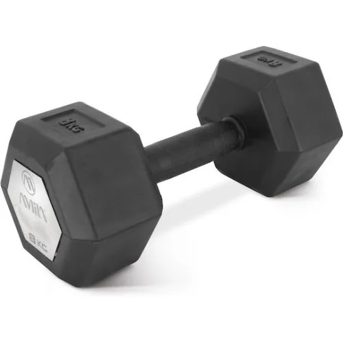 AMILA Βαράκι Εξάγωνο Λαστιχένιο 1 x 8kg