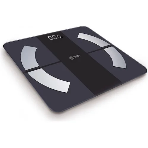 AMILA Smart Fitbody 2 Smart Ζυγαριά με Λιπομετρητή & Bluetooth Μαύρη