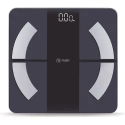 AMILA Smart Fitbody 2 Smart Ζυγαριά με Λιπομετρητή & Bluetooth Μαύρη