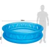 Intex V0200214 Παιδική Στρογγυλή Πισίνα Φουσκωτή 188x46εκ. Μπλε