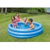 Intex Crystal Blue Παιδική Στρογγυλή Πισίνα Φουσκωτή 168x38εκ. Μπλε
