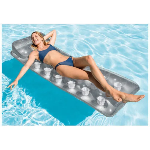 Intex Φουσκωτό Στρώμα Θαλάσσης Ασημί 188εκ. Intex Φουσκωτό Στρώμα Θαλάσσης Ασημί 188εκ.