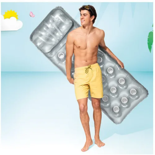 Intex Φουσκωτό Στρώμα Θαλάσσης Ασημί 188εκ. Intex Φουσκωτό Στρώμα Θαλάσσης Ασημί 188εκ.