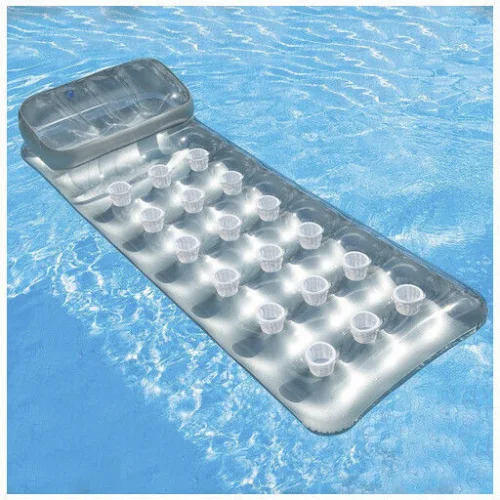 Intex Φουσκωτό Στρώμα Θαλάσσης Ασημί 188εκ. Intex Φουσκωτό Στρώμα Θαλάσσης Ασημί 188εκ.