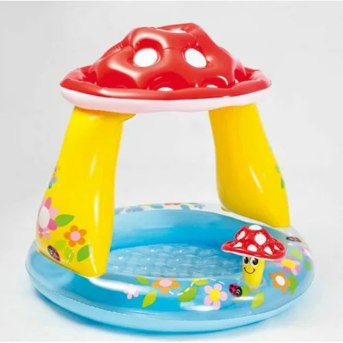 Intex Mushroom Baby Παιδική Στρογγυλή Πισίνα Φουσκωτή 102x89εκ.