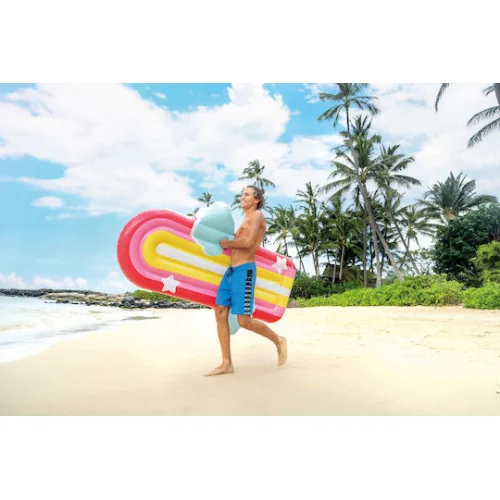 Intex Rainbow Cloud Φουσκωτό Στρώμα Θαλάσσης 183εκ.