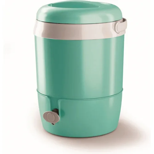 Adriatic Βρυσάκι Δοχείο με Βρυσάκι Θερμός Πλαστικό 6lt Τιρκουάζ με Λαβή