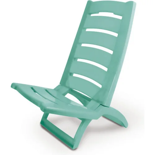 Adriatic Καρεκλάκι Παραλίας με Ψηλή Πλάτη Τιρκουάζ Αδιάβροχο