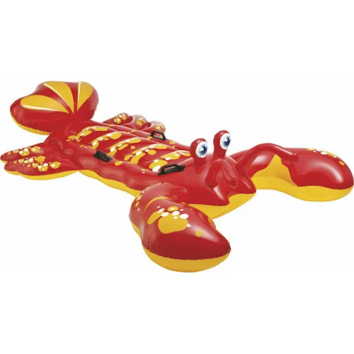 Intex Lobster Παιδικό Φουσκωτό Ride On Θαλάσσης με Χειρολαβές Κόκκινο 213εκ.