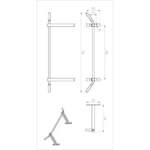AMILA Μονόζυγο Τοίχου 118.5cm