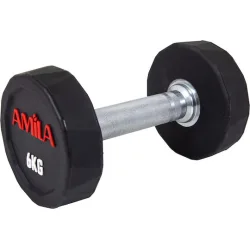 AMILA Polygon Series Βαράκι Δεκάγωνο Λαστιχένιο 1 x 6kg