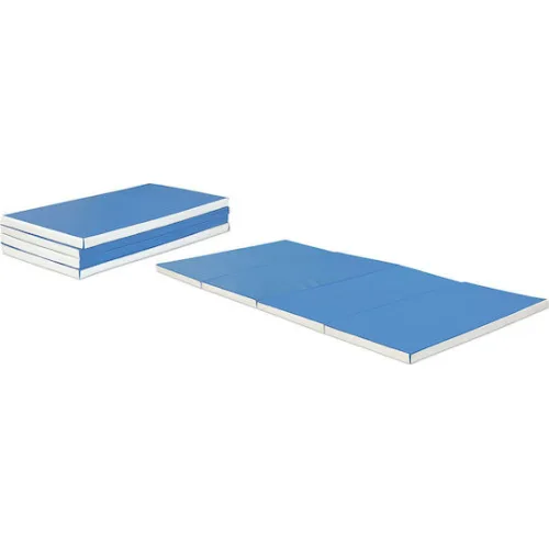 AMILA Στρώμα Γυμναστικής Αναδιπλούμενο Μπλε (240x120x5cm)