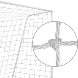 AMILA Δίχτυα Εστίας Ποδοσφαίρου 300x100x200cm Σετ 2τμχ