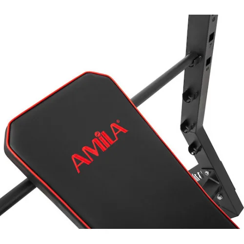 AMILA Ρυθμιζόμενος Πάγκος Γυμναστικής Γενικής Χρήσης με Ορθοστάτες