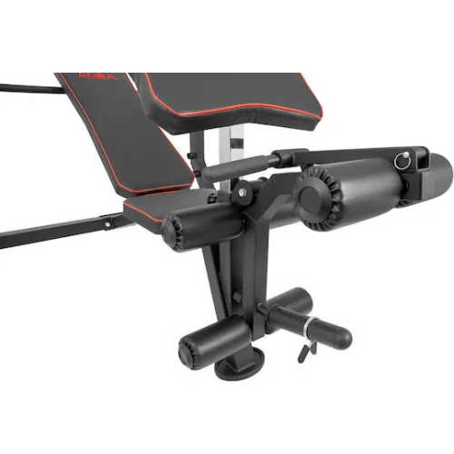 AMILA Ρυθμιζόμενος Πάγκος Γυμναστικής Γενικής Χρήσης με Ορθοστάτες