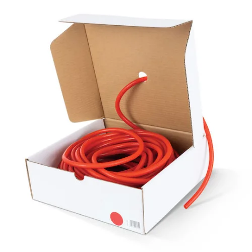 AMILA Λάστιχο Γυμναστικής Σωληνωτό Σκληρό Κόκκινο 25m