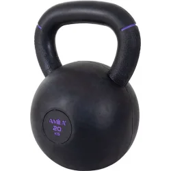 AMILA Kettlebell από Λάστιχο 20kg Μαύρο