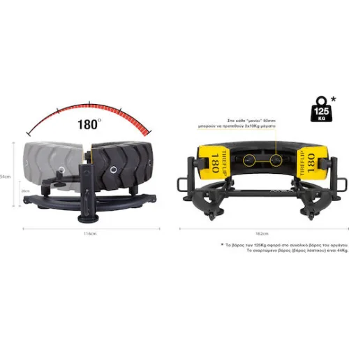 AMILA Tireflip 180° Πολυόργανο Γυμναστικής
