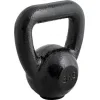AMILA Kettlebell Εμαγιέ 24kg Μαύρο