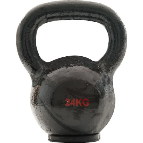AMILA Kettlebell Εμαγιέ 24kg Μαύρο