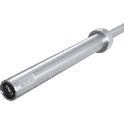 AMILA Ίσια Μπάρα Ολυμπιακού Τύπου Φ50 20kg Μήκους 220cm χωρίς Κολάρα