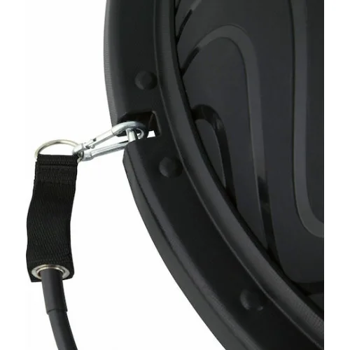 AMILA Μπάλα Ισορροπίας Μαύρη 60x60x23cm με Διάμετρο 60cm