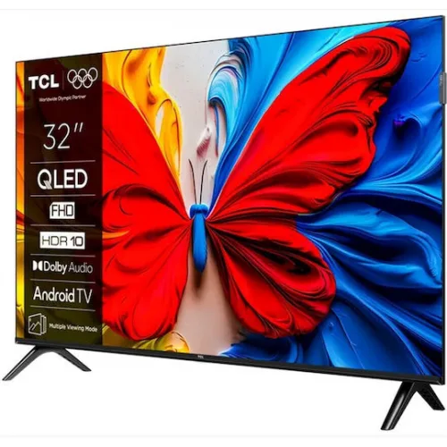 TCL Smart Τηλεόραση 32" Full HD QLED S5K HDR (2025) 32S5K