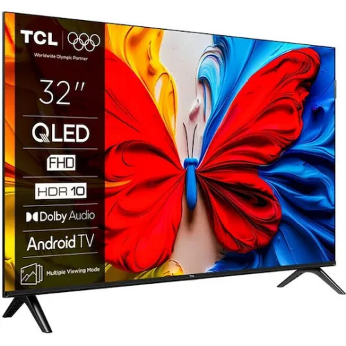 TCL Smart Τηλεόραση 32" Full HD QLED S5K HDR (2025) 32S5K
