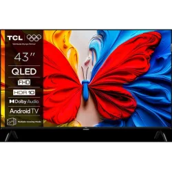 TCL Smart Τηλεόραση 43" Full HD QLED S5K HDR (2025) 43S5K