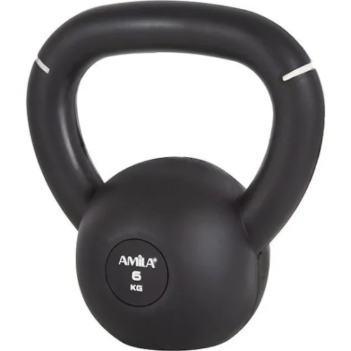 Kettlebell Original Rubber 16 kg - Μαύρο / Κίτρινο