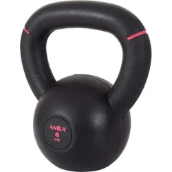 AMILA Kettlebell από Λάστιχο 8kg Μαύρο