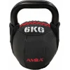 AMILA Kettlebell από PVC 6kg Μαύρο