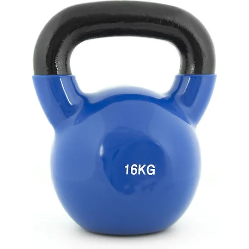AMILA Kettlebell Βινυλίου 16kg Μπλε